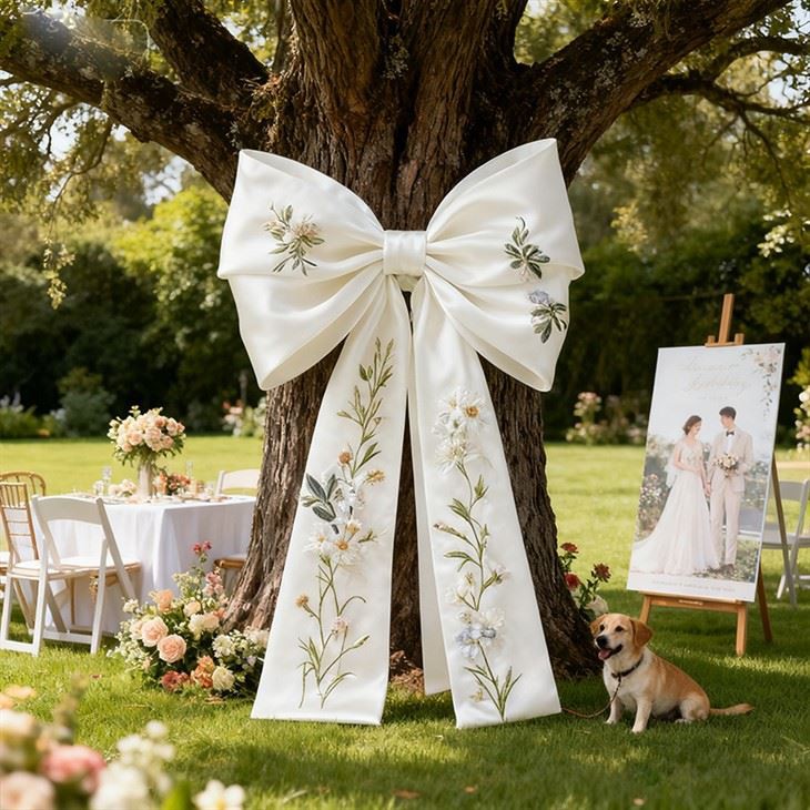 Laço de Tecido Gigante