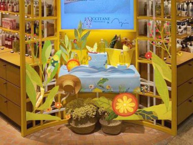 Escultura em papel para vitrines