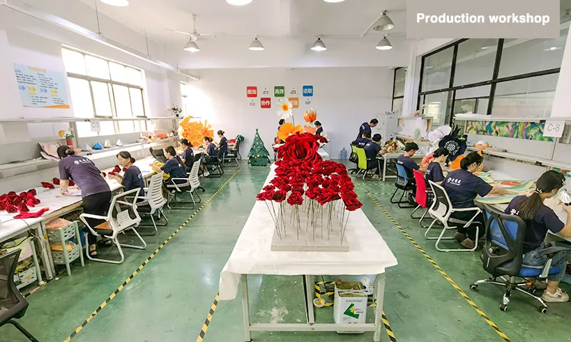 office Giant paper flower factory office Giant paper flower factory
